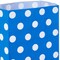 Hallmark Blue Party Favor and Wrapped Treat Bags, Assorted Designs (30 Ct., 10 Each of Chevron, White Dots, Solid) for Birthdays, Baby Showers, School Lunches, Hanukkah, Care Packages, May Day